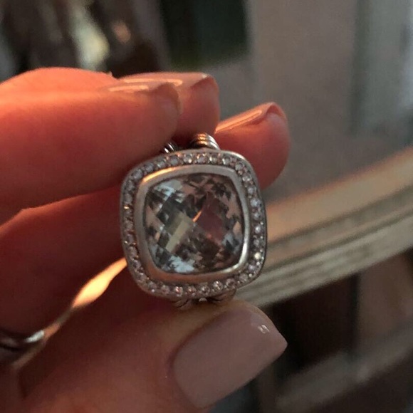 David Yurman Jewelry - David Yurman Albion Ring Prasiolite & Diamonds